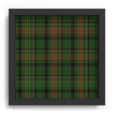 Camilla Foss Midnight Plaid Green Recessed Framing Square