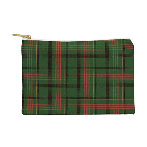 Camilla Foss Midnight Plaid Green Pouch