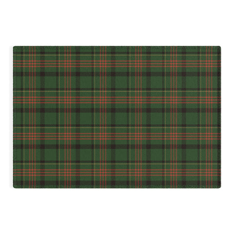 Camilla Foss Midnight Plaid Green Outdoor Rug