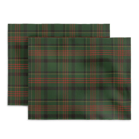 Camilla Foss Midnight Plaid Green Placemat