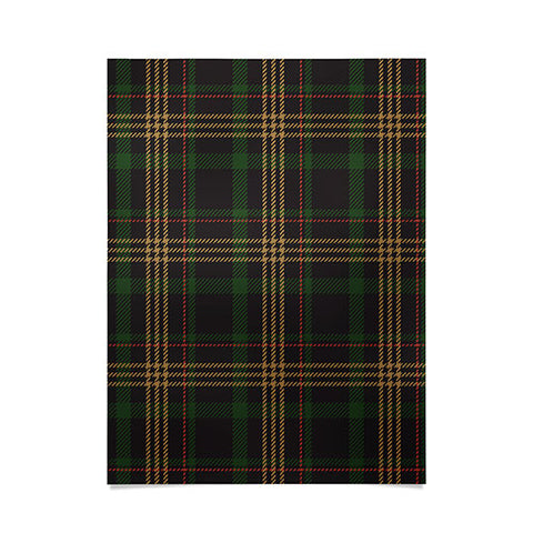 Camilla Foss Midnight Plaid Poster