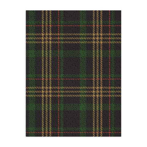 Camilla Foss Midnight Plaid Puzzle