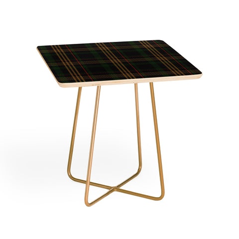Camilla Foss Midnight Plaid Side Table