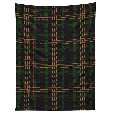 Camilla Foss Midnight Plaid Tapestry