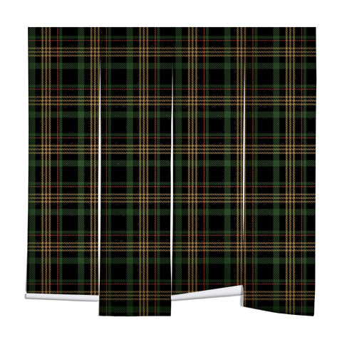 Camilla Foss Midnight Plaid Wall Mural