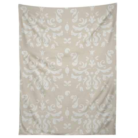 Camilla Foss Modern Damask Gray Tapestry