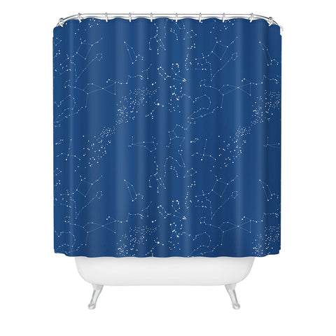 Camilla Foss Northern Sky Shower Curtain