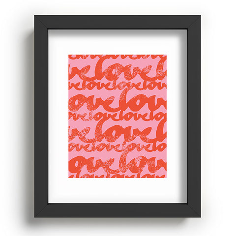 Camilla Foss Pattern of Love Recessed Framing Rectangle