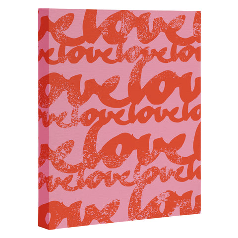Camilla Foss Pattern of Love Art Canvas
