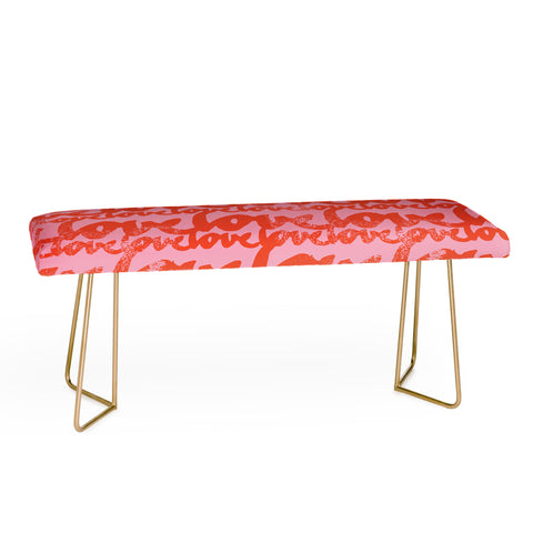 Camilla Foss Pattern of Love Bench