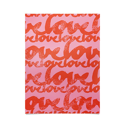 Camilla Foss Pattern of Love Poster