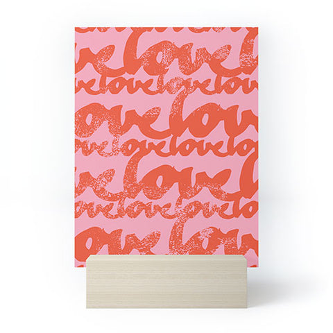 Camilla Foss Pattern of Love Mini Art Print