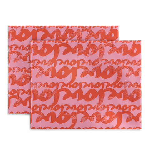 Camilla Foss Pattern of Love Placemat