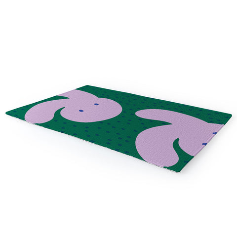 Camilla Foss Pebbles and Rabbit Area Rug