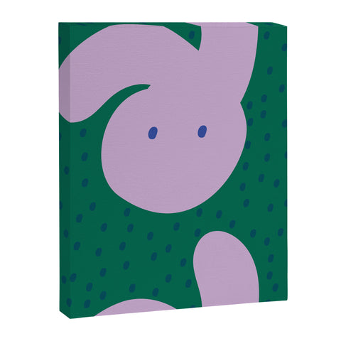 Camilla Foss Pebbles and Rabbit Art Canvas