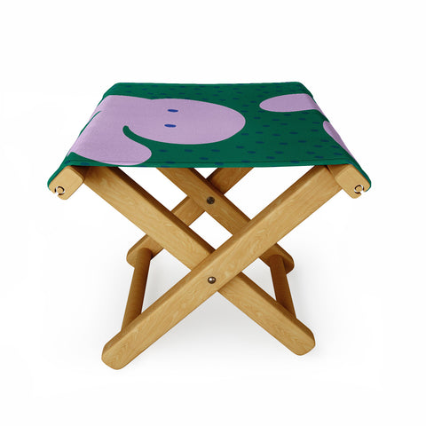 Camilla Foss Pebbles and Rabbit Folding Stool