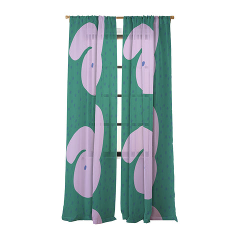 Camilla Foss Pebbles and Rabbit Sheer Non Repeat