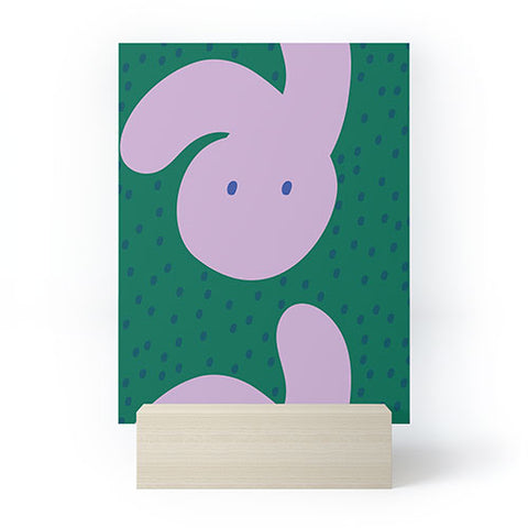 Camilla Foss Pebbles and Rabbit Mini Art Print
