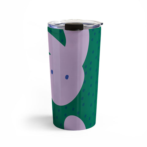 Camilla Foss Pebbles and Rabbit Travel Mug