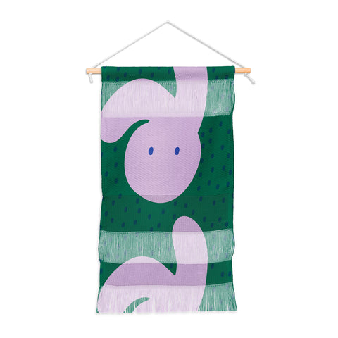 Camilla Foss Pebbles and Rabbit Wall Hanging Portrait