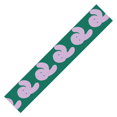 Camilla Foss Pebbles and Rabbit Table Runner