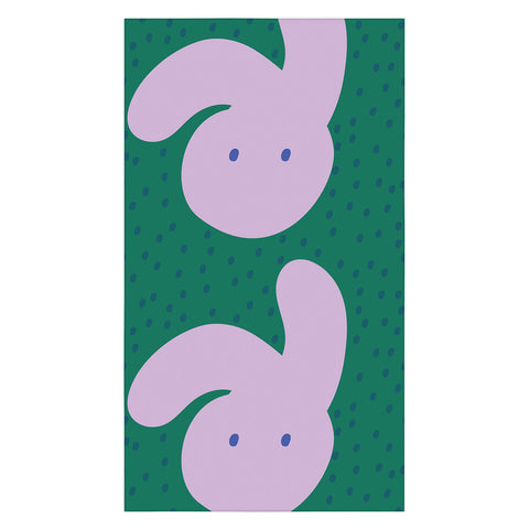 Camilla Foss Pebbles and Rabbit Tablecloth