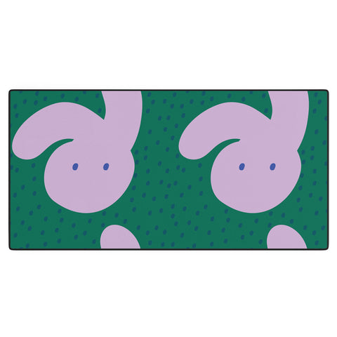 Camilla Foss Pebbles and Rabbit Desk Mat