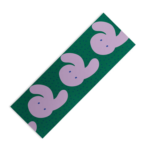 Camilla Foss Pebbles and Rabbit Yoga Mat