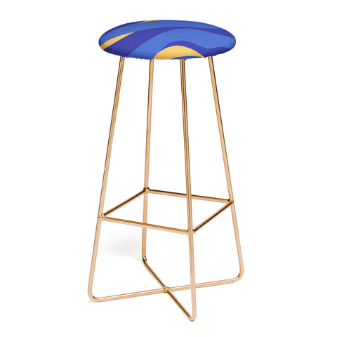 Camilla Foss Pebbles in Stream Bar Stool