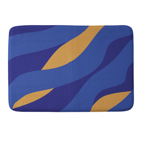 Camilla Foss Pebbles in Stream Memory Foam Bath Mat