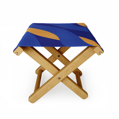 Camilla Foss Pebbles in Stream Folding Stool