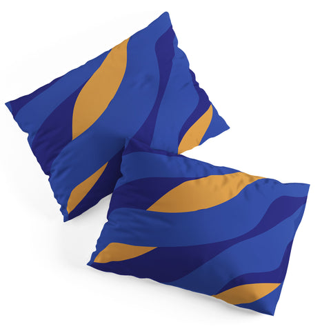 Camilla Foss Pebbles in Stream Pillow Shams