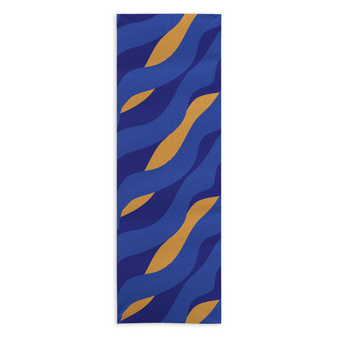 Camilla Foss Pebbles in Stream Yoga Towel