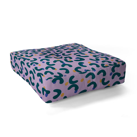 Camilla Foss Pebbles Mix Floor Pillow Square