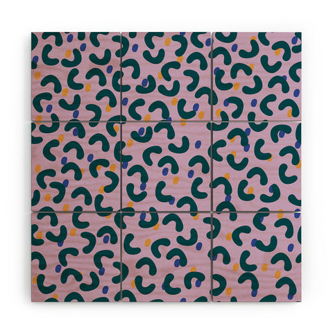 Camilla Foss Pebbles Mix Wood Wall Mural