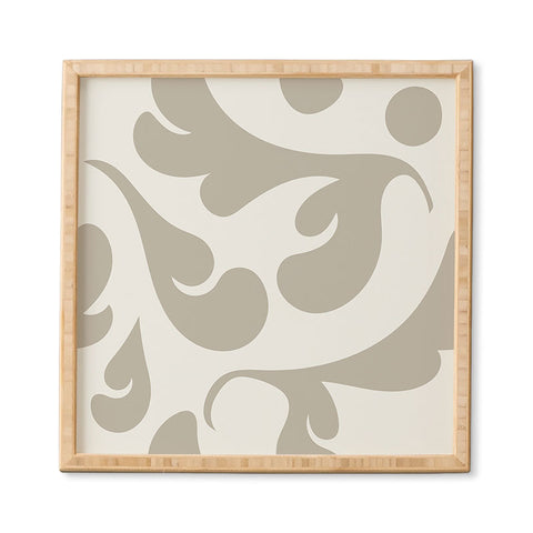 Camilla Foss Playful Gray Framed Wall Art