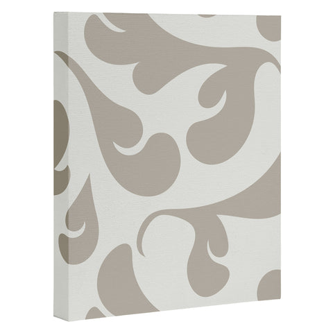 Camilla Foss Playful Gray Art Canvas