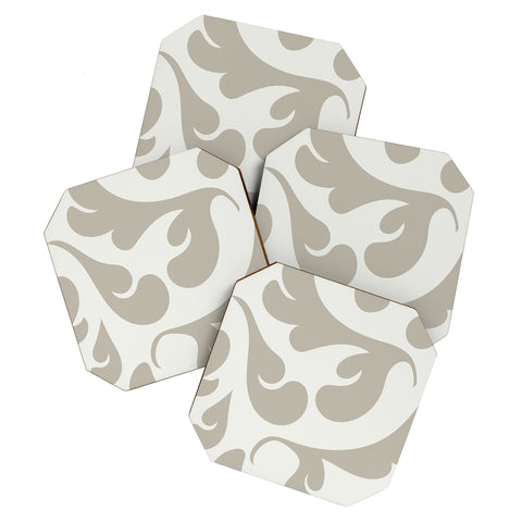 Camilla Foss Playful Gray Coaster Set