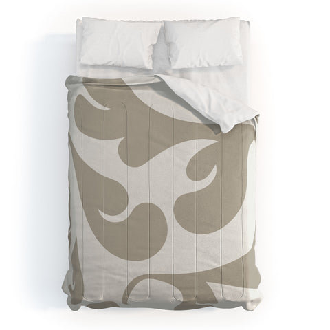 Camilla Foss Playful Gray Comforter
