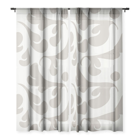 Camilla Foss Playful Gray Sheer Non Repeat