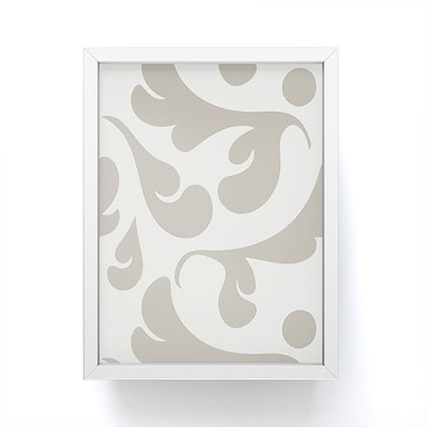 Camilla Foss Playful Gray Framed Mini Art Print
