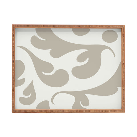 Camilla Foss Playful Gray Rectangular Tray