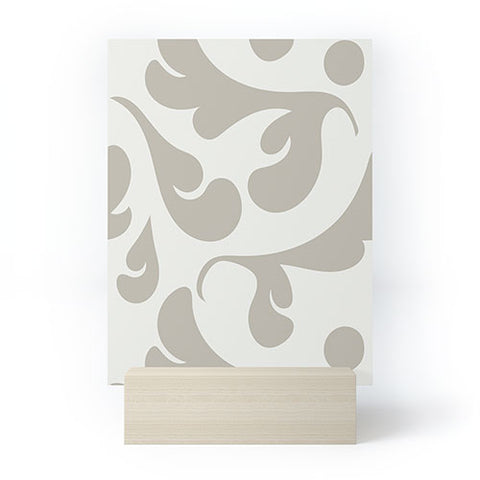 Camilla Foss Playful Gray Mini Art Print