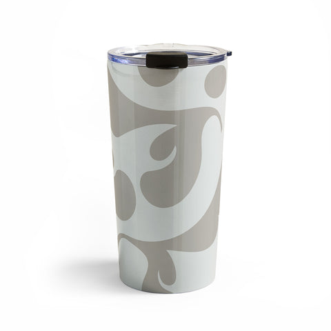 Camilla Foss Playful Gray Travel Mug