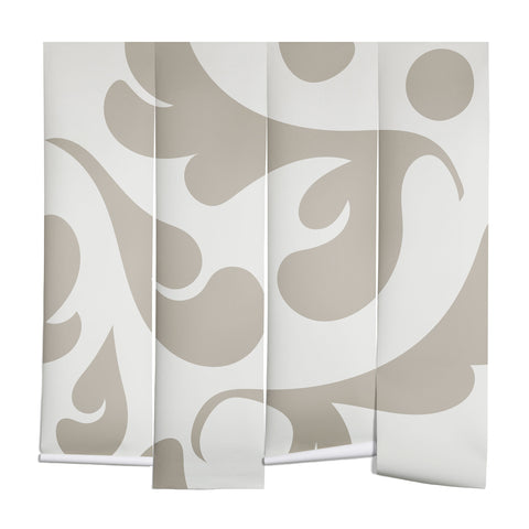 Camilla Foss Playful Gray Wall Mural