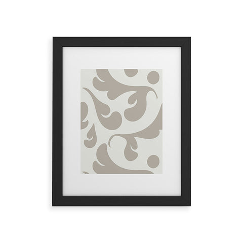 Camilla Foss Playful Gray Framed Art Print