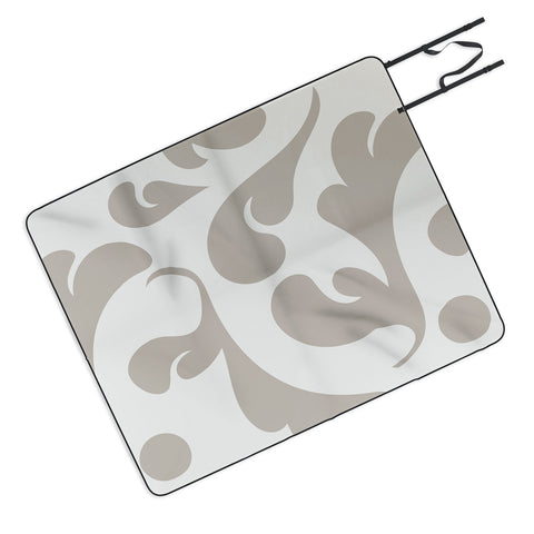 Camilla Foss Playful Gray Picnic Blanket