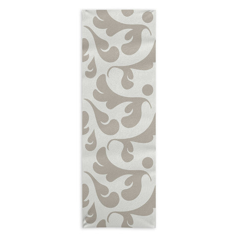 Camilla Foss Playful Gray Yoga Towel