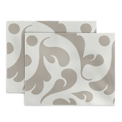 Camilla Foss Playful Gray Placemat