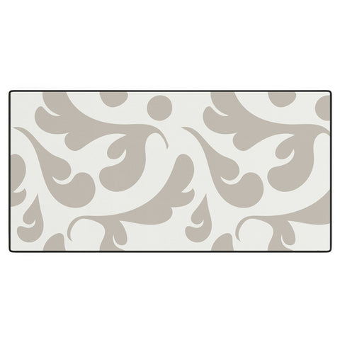 Camilla Foss Playful Gray Desk Mat